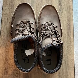 Brown men’s Hey Dude boots. New without tags.
